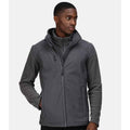 Seal Grey - Back - Regatta Mens Erasmus 4 In 1 Soft Shell Jacket