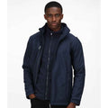 Navy - Side - Regatta Mens Erasmus 4 In 1 Soft Shell Jacket
