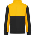Black-Gold - Back - Finden & Hales Childrens-Kids Quarter Zip Fleece Top