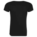 Jet Black - Back - Awdis Womens-Ladies Cool Recycled T-Shirt