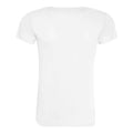 Arctic White - Back - Awdis Womens-Ladies Cool Recycled T-Shirt