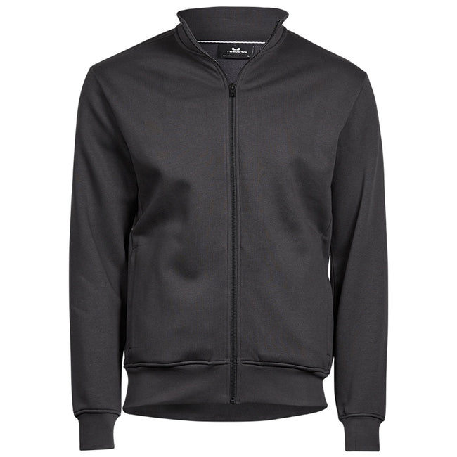 Dark Grey - Front - Tee Jays Mens Full Zip Jacket
