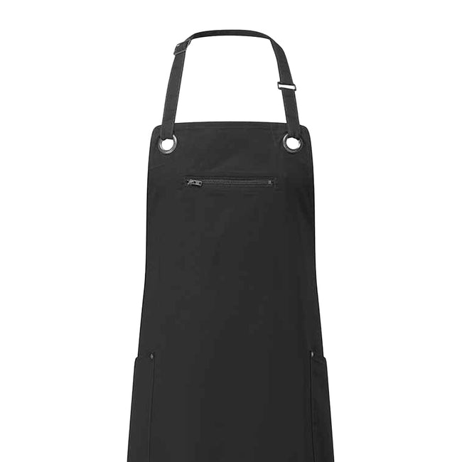 Black-Charcoal - Back - Premier Barley Recycled Full Apron