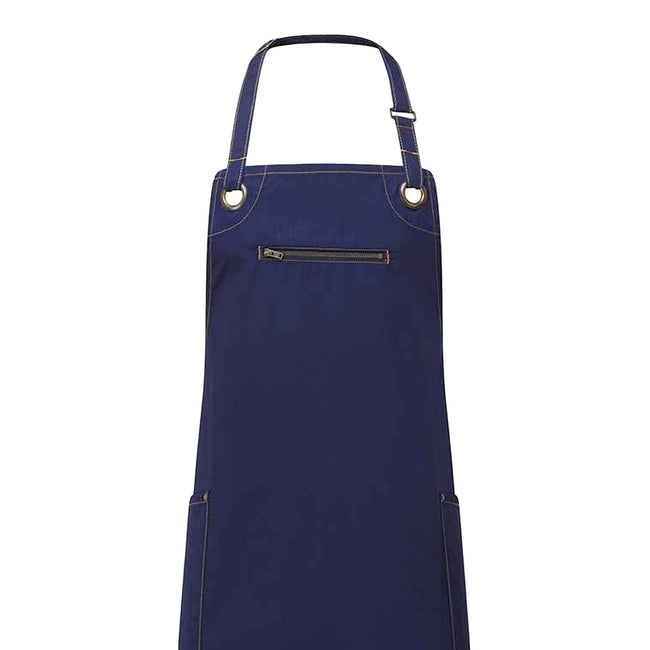 Navy-Camel - Back - Premier Barley Recycled Full Apron