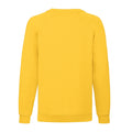 Sunflower Yellow - Side - Fruit of the Loom Childrens-Kids Classic Raglan Sweatshirt