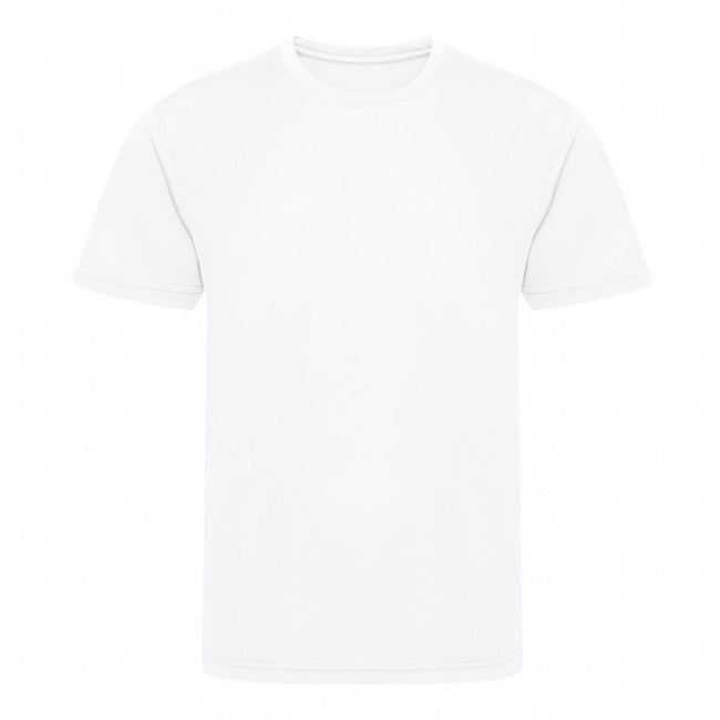 Arctic White - Front - Awdis Childrens-Kids Cool Recycled T-Shirt