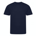 French Navy - Front - Awdis Childrens-Kids Cool Recycled T-Shirt