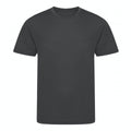 Charcoal - Front - Awdis Childrens-Kids Cool Recycled T-Shirt