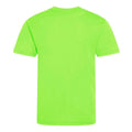 Electric Green - Back - Awdis Childrens-Kids Cool Recycled T-Shirt
