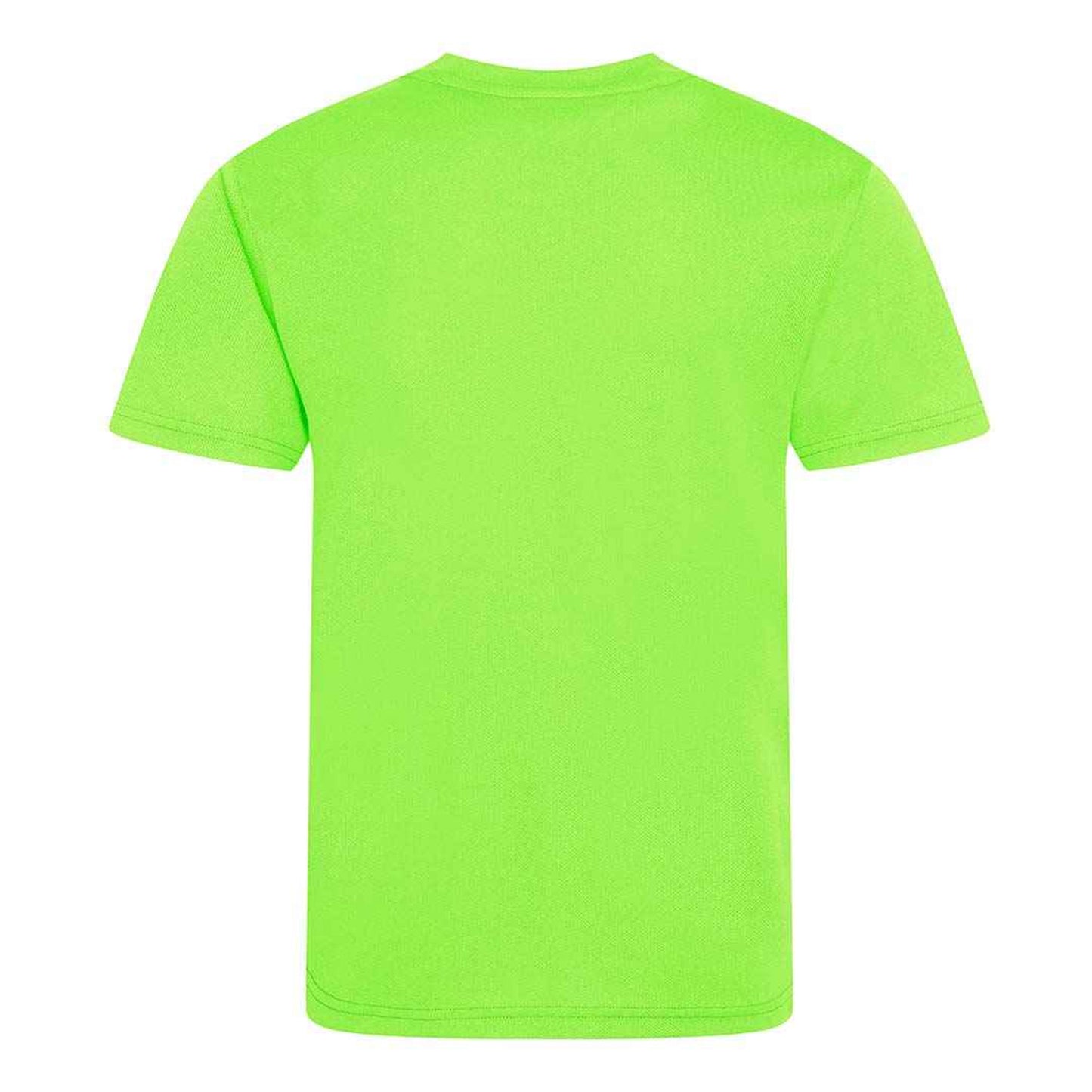 Electric Green - Back - Awdis Childrens-Kids Cool Recycled T-Shirt