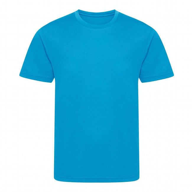 Sapphire Blue - Front - Awdis Childrens-Kids Cool Recycled T-Shirt