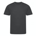 Charcoal - Front - Awdis Childrens-Kids Cool Recycled T-Shirt