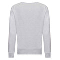 Heather Grey - Back - Awdis Womens-Ladies Heather Sweatshirt