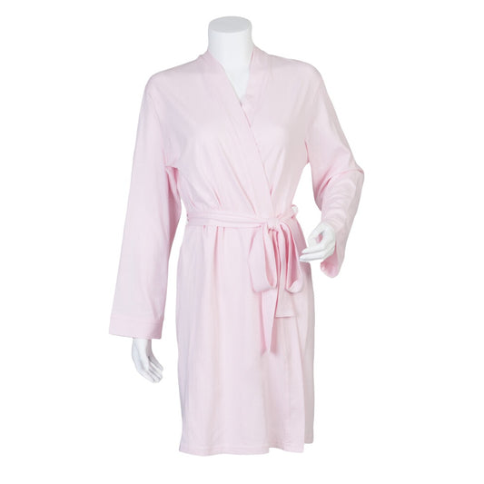 Light Pink - Front - Towel City Womens-Ladies Wrap Robe