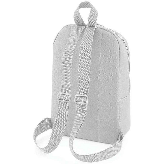 Light Grey - Front - Bagbase Essential Fashion Mini Backpack