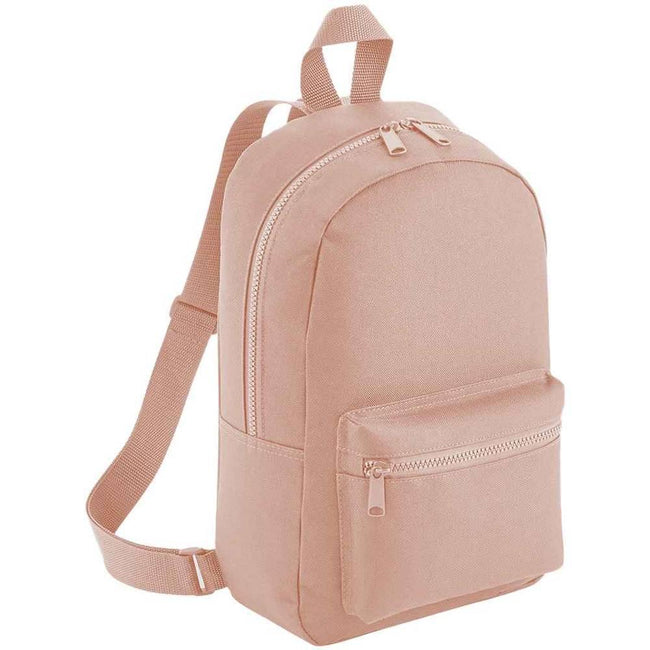 Peach - Front - Bagbase Essential Fashion Mini Backpack