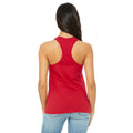 Red - Close up - Bella + Canvas Womens-Ladies Racerback Tank Top