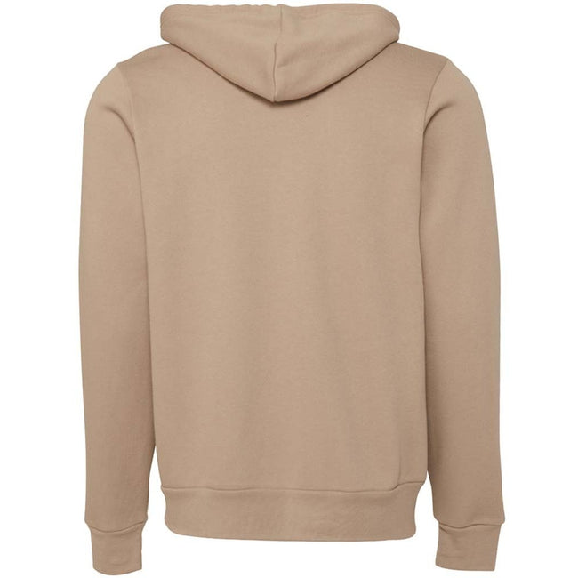 Tan - Back - Canvas Unisex Adult Hoodie