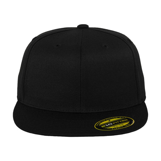 Black - Front - Flexfit Premium 210 Cap