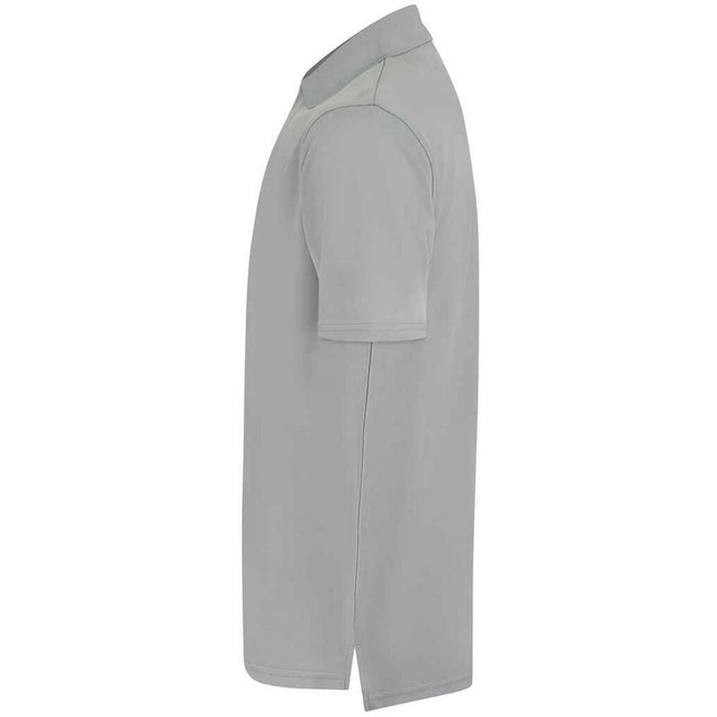 Silver - Front - Henbury Mens CoolPlus Polo Shirt