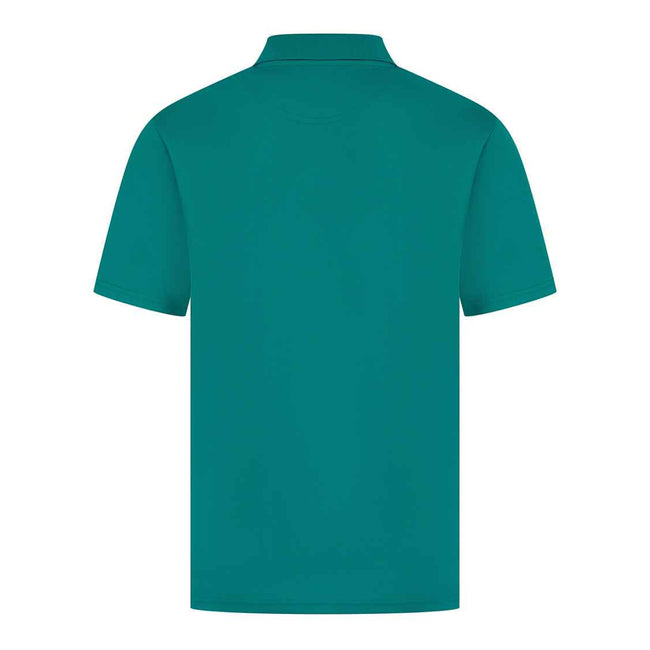 Bright Jade - Back - Henbury Mens CoolPlus Polo Shirt
