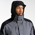 Carbon Grey - Back - Craghoppers Unisex Adult Pro Stretch Waterproof Jacket