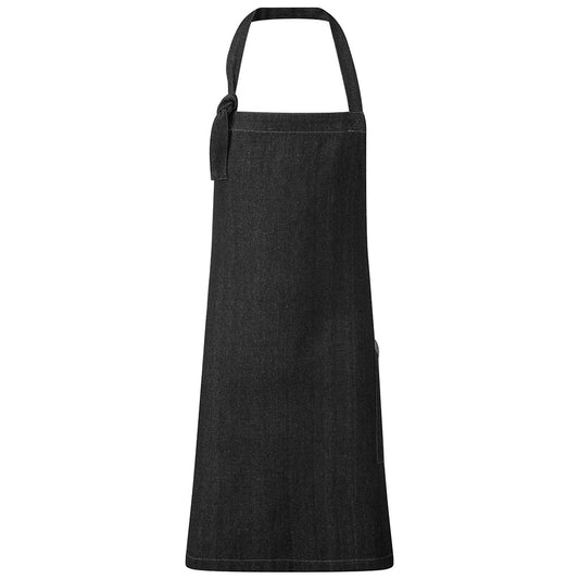 Black Denim - Front - Premier Regenerate Sustainable Apron