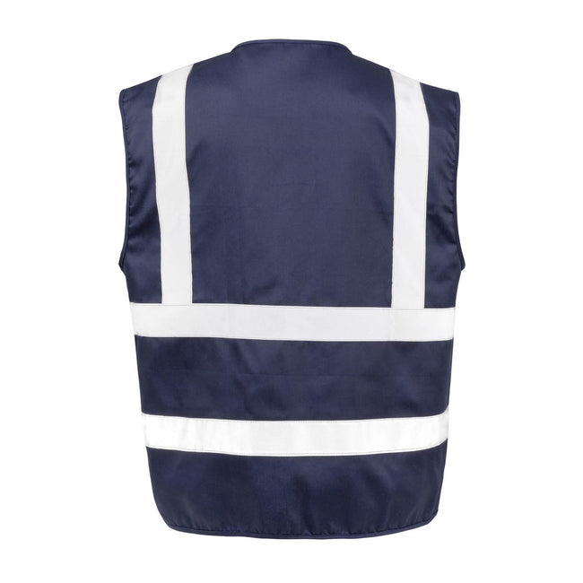 Navy - Back - SAFE-GUARD by Result Unisex Adult Heavy Duty Security Vest
