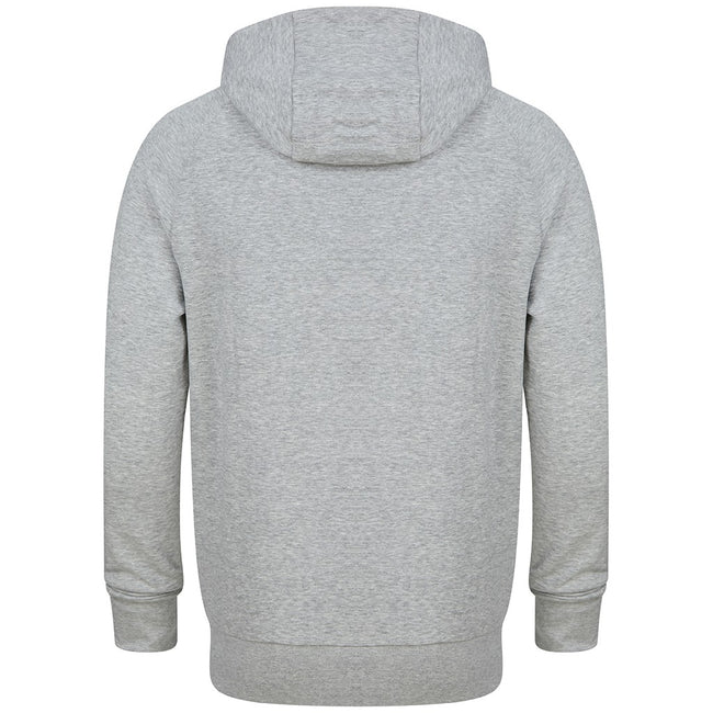 Heather Grey - Back - Tombo Unisex Adult Athleisure Hoodie
