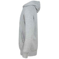Heather Grey - Side - Tombo Unisex Adult Athleisure Hoodie