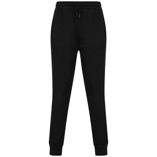 Black - Front - Tombo Unisex Adult Athleisure Jogging Bottoms