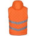 Orange - Back - Yoko Unisex Adult Kensington Hi-Vis Vest