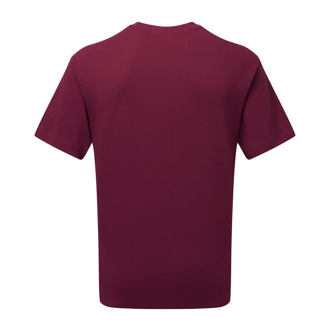 Burgundy - Back - Anthem Unisex Adult Heavyweight T-Shirt