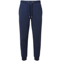Navy - Front - Anthem Unisex Adult Organic Jogging Bottoms
