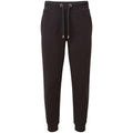 Black - Front - Anthem Unisex Adult Organic Jogging Bottoms