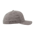 Dark Heather Grey - Back - Flexfit Melange Cap