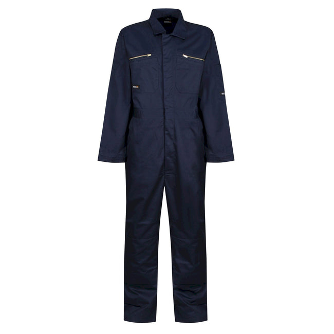 Navy - Front - Regatta Mens Overalls