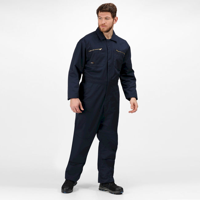 Navy - Back - Regatta Mens Overalls