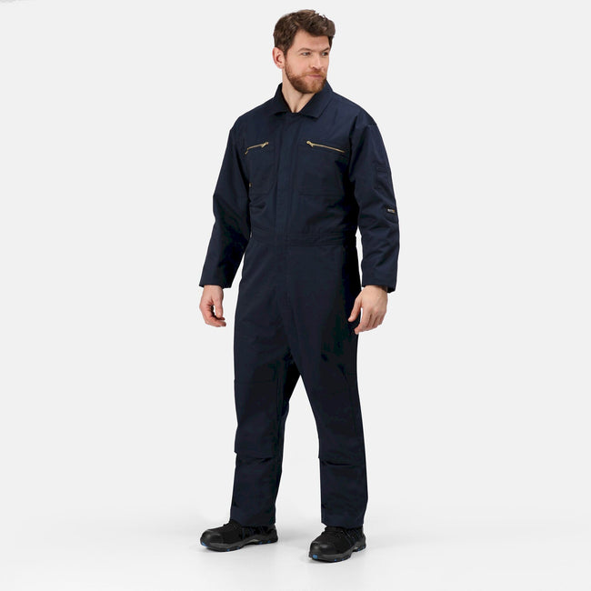 Navy - Side - Regatta Mens Overalls