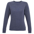 Denim - Front - SOLS Womens-Ladies Sully Heathered Sweatshirt