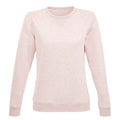 Pink - Front - SOLS Womens-Ladies Sully Heathered Sweatshirt