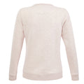 Pink - Back - SOLS Womens-Ladies Sully Heathered Sweatshirt