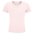 Pale Pink - Front - SOLS Childrens-Kids Crusader Organic T-Shirt