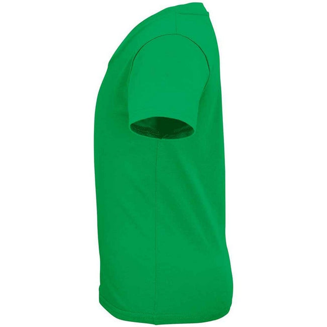 Kelly Green - Back - SOLS Childrens-Kids Crusader Organic T-Shirt