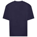 New French Navy - Back - Awdis Unisex Adult 100 Oversized T-Shirt