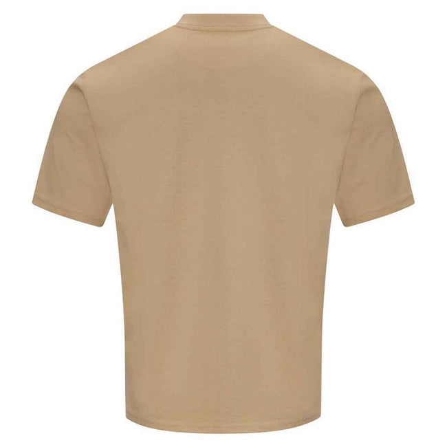 Desert Sand - Back - Awdis Unisex Adult 100 Oversized T-Shirt