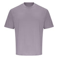 Dusty Lilac - Front - Awdis Unisex Adult 100 Oversized T-Shirt
