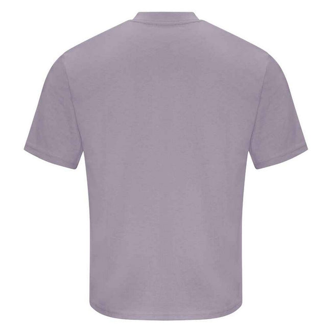 Dusty Lilac - Back - Awdis Unisex Adult 100 Oversized T-Shirt