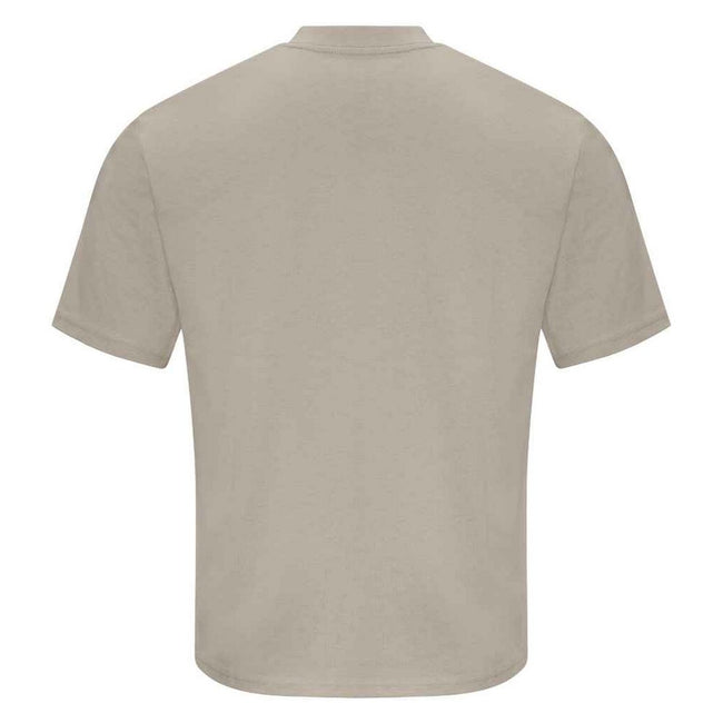 Natural Stone - Back - Awdis Unisex Adult 100 Oversized T-Shirt