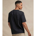 Deep Black - Side - Awdis Unisex Adult 100 Oversized T-Shirt